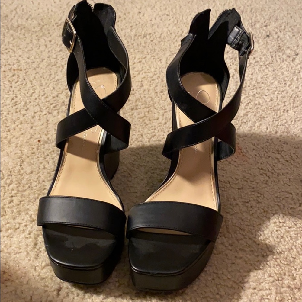 Jessica Simpson wedge heels